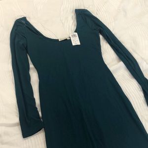 Long sleeve mini dress